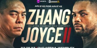 Zhilei Zhang vs. Joe Joyce 2 Betting Odds Start Time Streaming Details & Full Fight Card