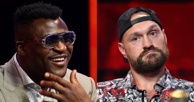 Ex-UFC champ Francis Ngannou accuses Tyson Fury of glove tampering: ‘I think he’s cheating’