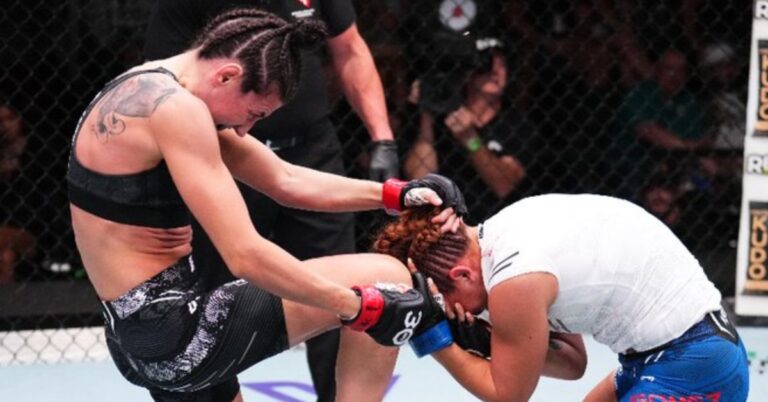 Marina Rodriguez smashes Michelle Waterson-Gomez in bloody brawl – UFC Vegas 79 Highlights