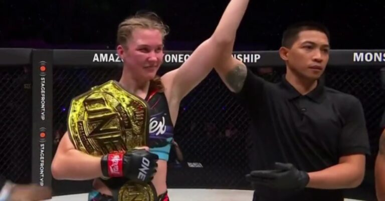 Smilla Sundell stops Allycia Hellen Rodrigues via TKO in clash of champions – ONE Fight Night 14 Highlights
