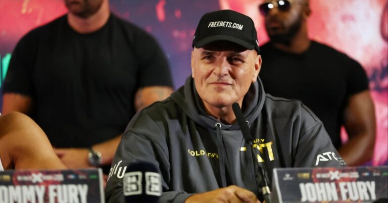 John Fury warns KSI against planned slap attack on him after October fight: ‘He’d have a very nasty dental bill’