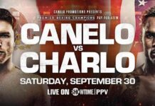 Canelo Alvarez Jermell Charlo betting odds start time ppv price channel information full fight card