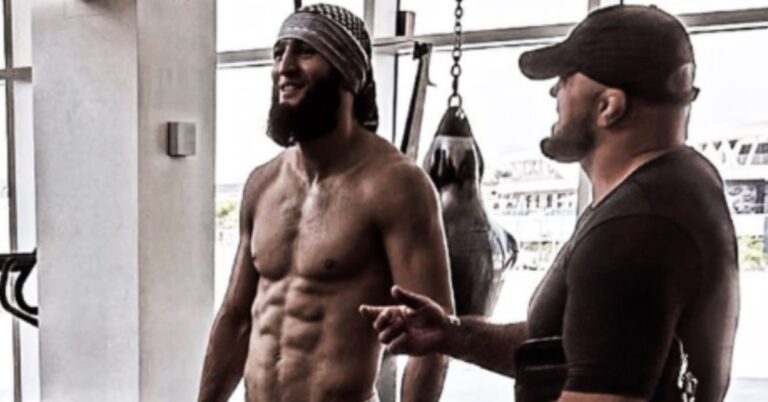 Khamzat Chimaev is looking absolutely shredded weeks ahead of his UFC 294 clash with Paulo Costa