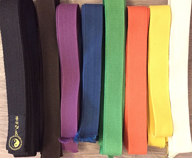 Martial Arts Belts & Ranking System 4 Kung Fu Belts