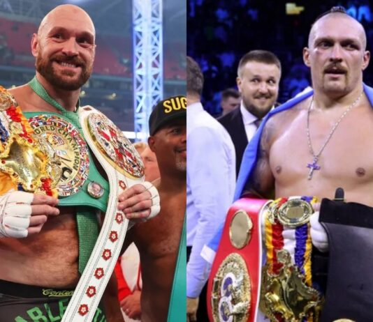 Tyson Fury and Oleksandr Usyk sign contracts for December title fight in Saudi Arabia