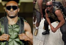 Kamaru Usman models for Moncler during recent trip to Milan UFC star