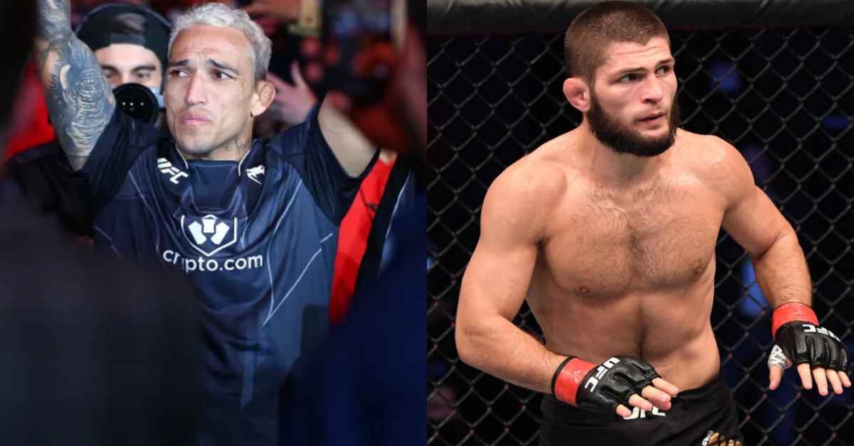 Charles Oliveira urged to call for title fight with Khabib Nurmagomedov with a win at UFC 294