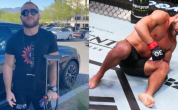 Rafael Fiziev confirms knee injury my acl said salam alaykum UFC Vegas 79
