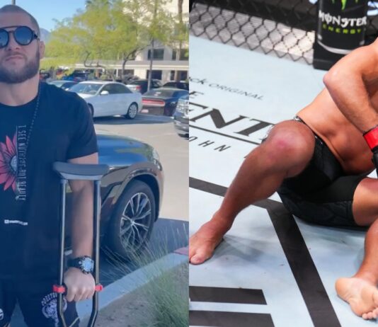 Rafael Fiziev confirms knee injury my acl said salam alaykum UFC Vegas 79