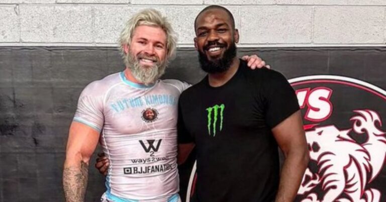 Heavyweight champ Jon Jones trains with BJJ legend Gordon Ryan ahead of UFC 295 title fight