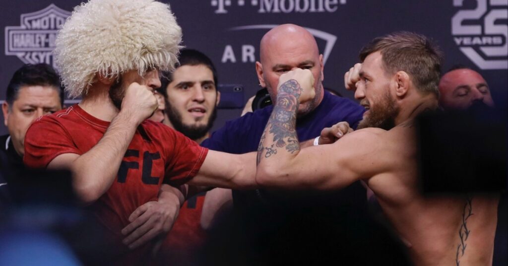 Conor McGregor hits out at Khabib Nurmagomedov dead rats in the swamp anniversary of UFC fight