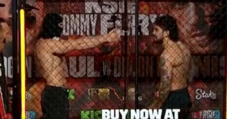 Video – Logan Paul, Dillon Danis come face to face inside glass cage in final meeting before boxing fight