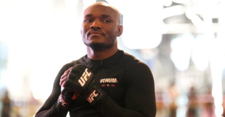 Kamaru Usman denies suffering knee injury during UFC 294 open workout: ‘How could you hear what I said?’