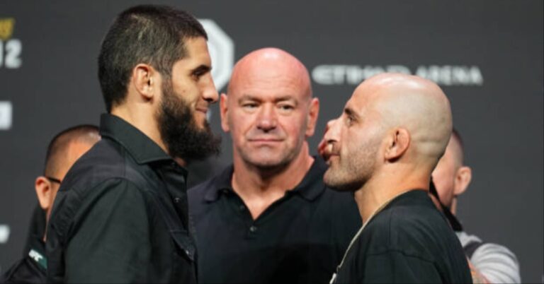 Israel Adesanya picks Alexander Volkanovski to KO Islam Makhachev at UFC 294: ‘He’s gonna catch him’