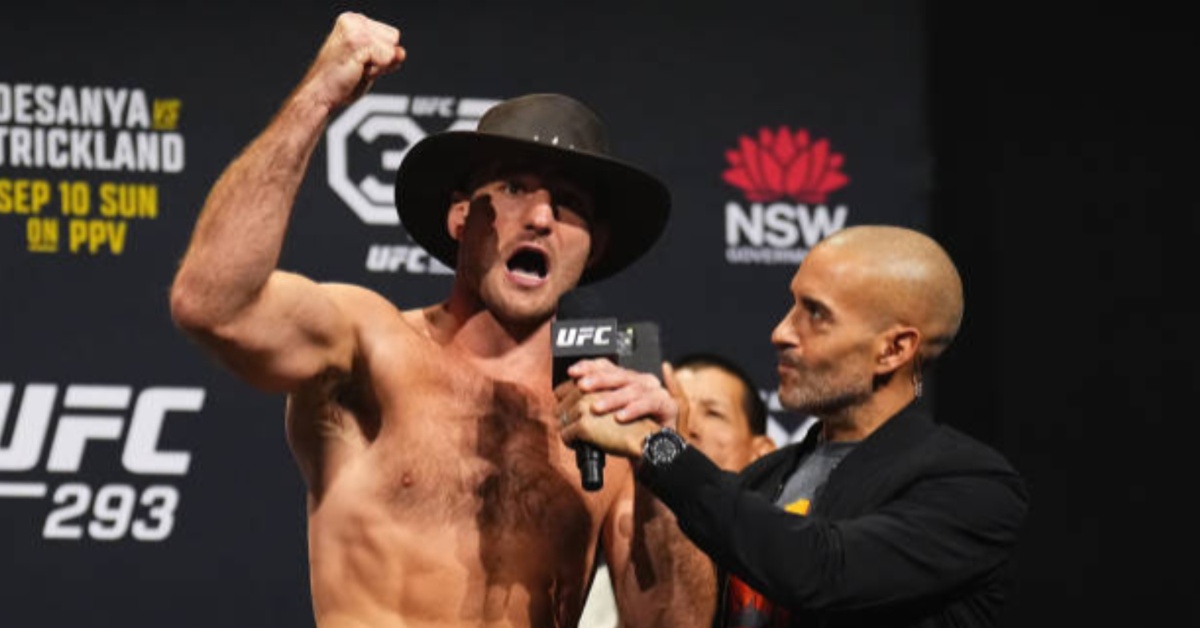 Sean Strickland expects tough fight with Dricus du Plessis at UFC 297 I'm a million times better than him