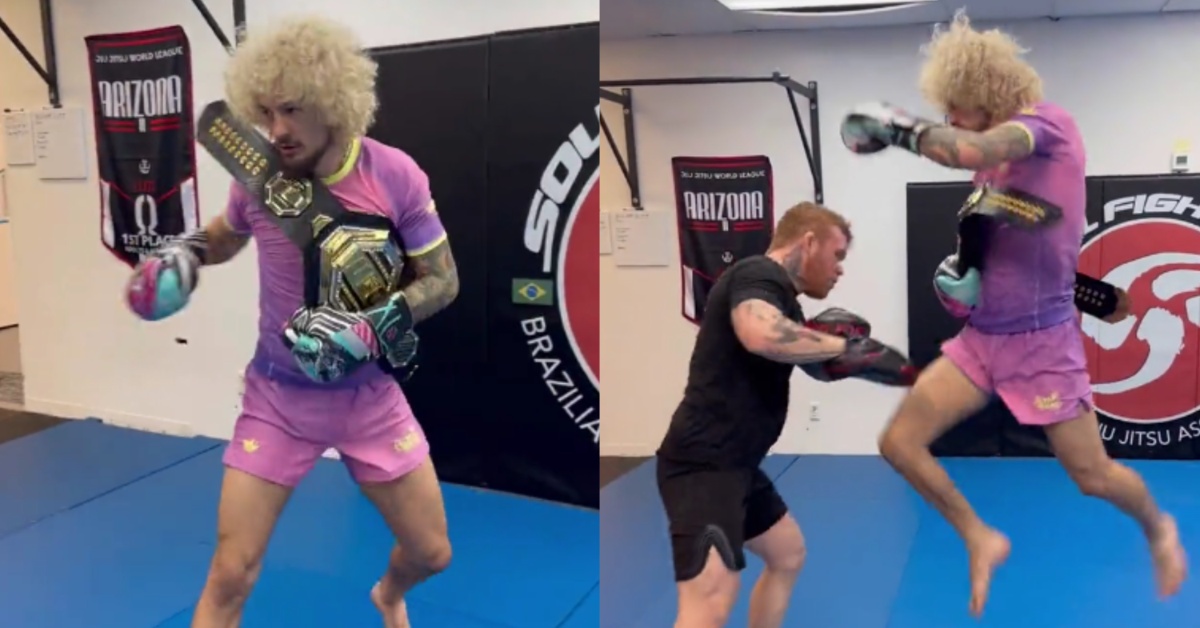 UFC Bantamweight champion Sean O'Malley is ready to defend his title... Literally 1 Sean O'Malley