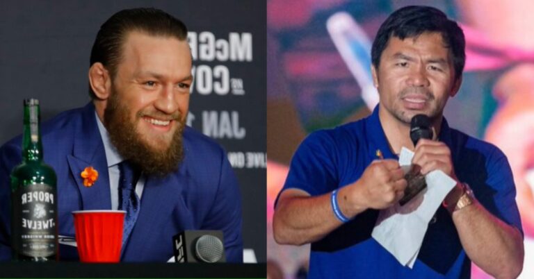 UFC Superstar Conor McGregor Goes in on ‘Stupid’ Manny Pacquiao: ‘I’ll kick you in the head’