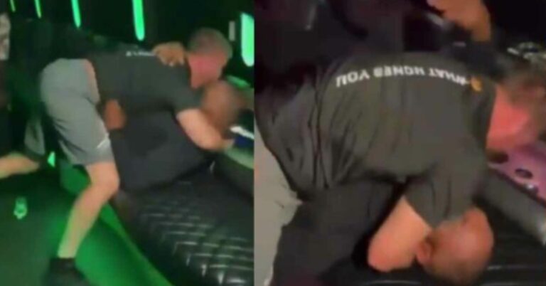Video: Justin Gaethje Tapped Out by Nelk Boys’ Security Detail in Nightclub Encounter