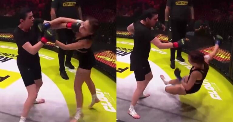 Video: mom knocks out her son’s 19-Year-Old ex-Girlfriend at Bizarre MMA event in poland