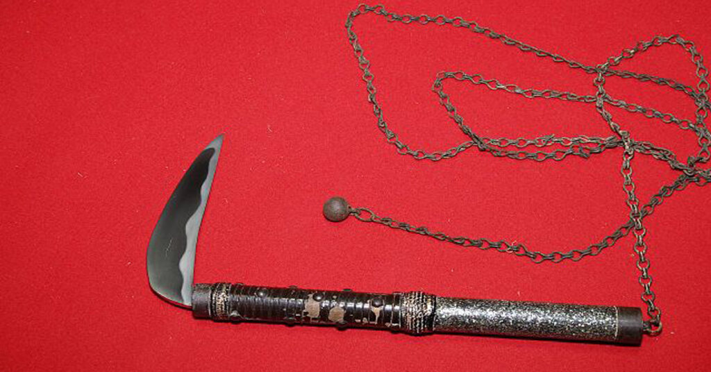 Kusarigama Japanese Weapon