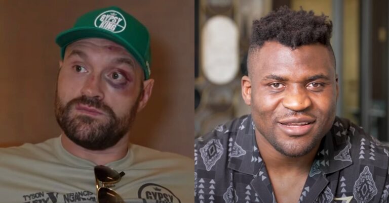 Photo – Tyson Fury sports major black eye following controversial win over Francis Ngannou in boxing fight