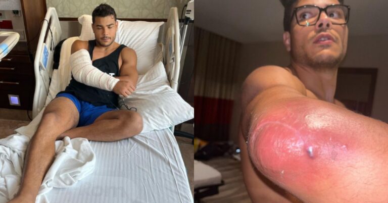 Paulo Costa reveals he underwent elbow surgery 3 weeks ago ahead of UFC 294 fight with Khamzat Chimaev