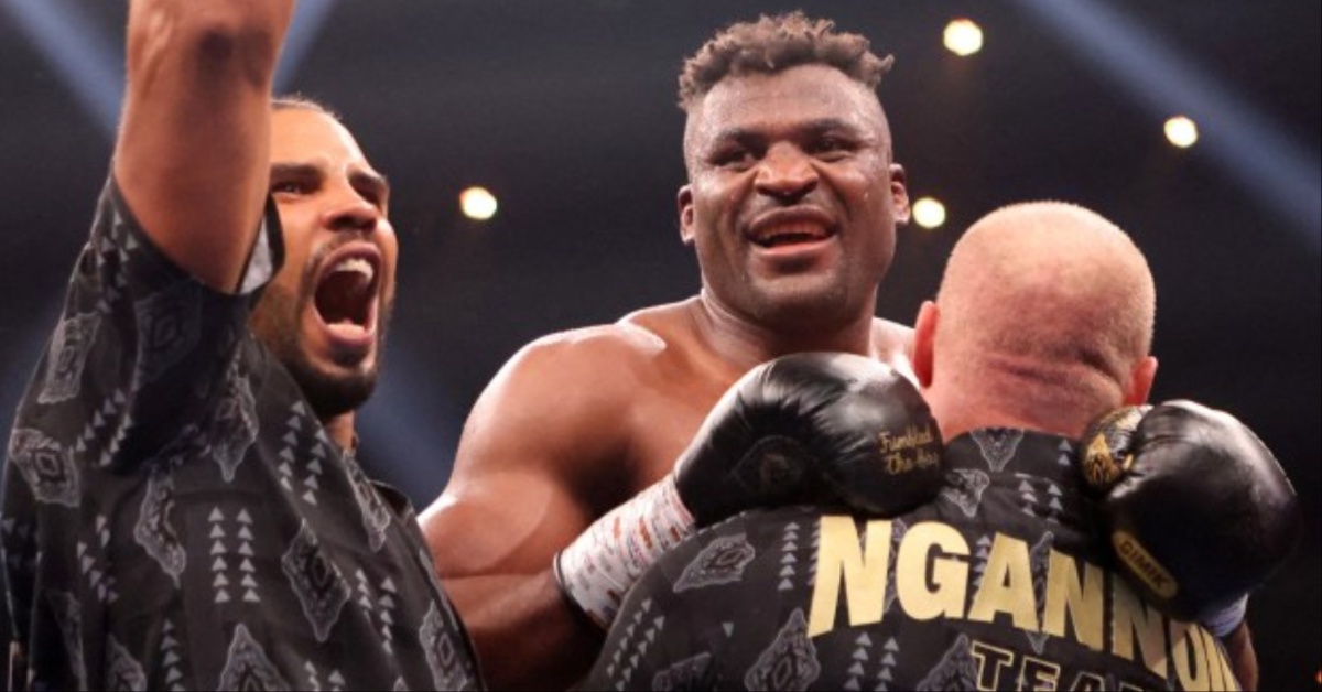 Francis Ngannou claims he was definitely robbed in boxing fight with Tyson Fury