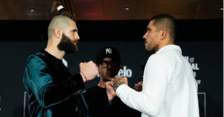 Video – Jiri Prochazka shares intense face off with Alex Pereira ahead of UFC 295 title fight in New York City