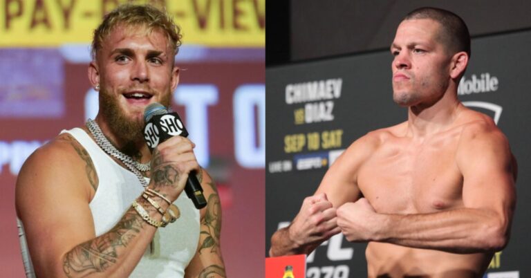 Jake Paul Taunts Ex-UFC Star Nate Diaz While Trying on a pair of PFL Gloves: ‘I’d kill that man’