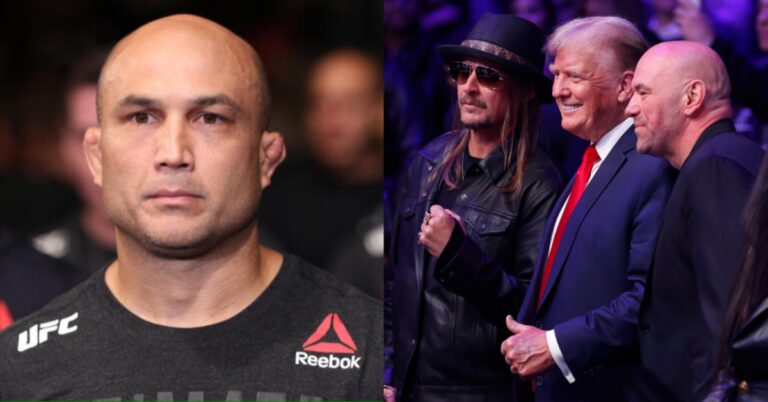 BJ Penn’s Latest Crazy Conspiracy Theory claims Donald Trump’s body double was at UFC 295, Not the real deal