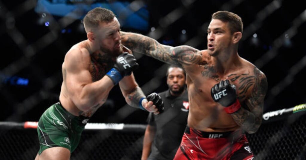Dustin Poirier rekindles rivalry with Conor McGregor after UFC 299 He felt that right hook too