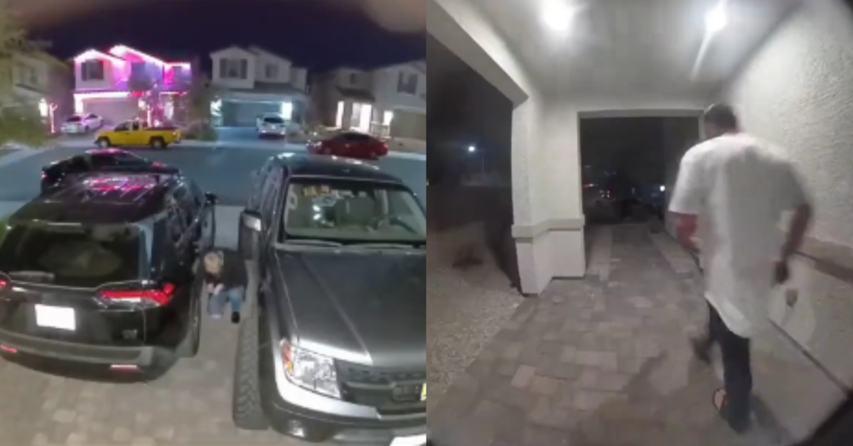 Video - Ring Cam Footage Shows UFC Champ Sean Strickland Pursuing Potential Car-Jacker 1 Sean Strickland