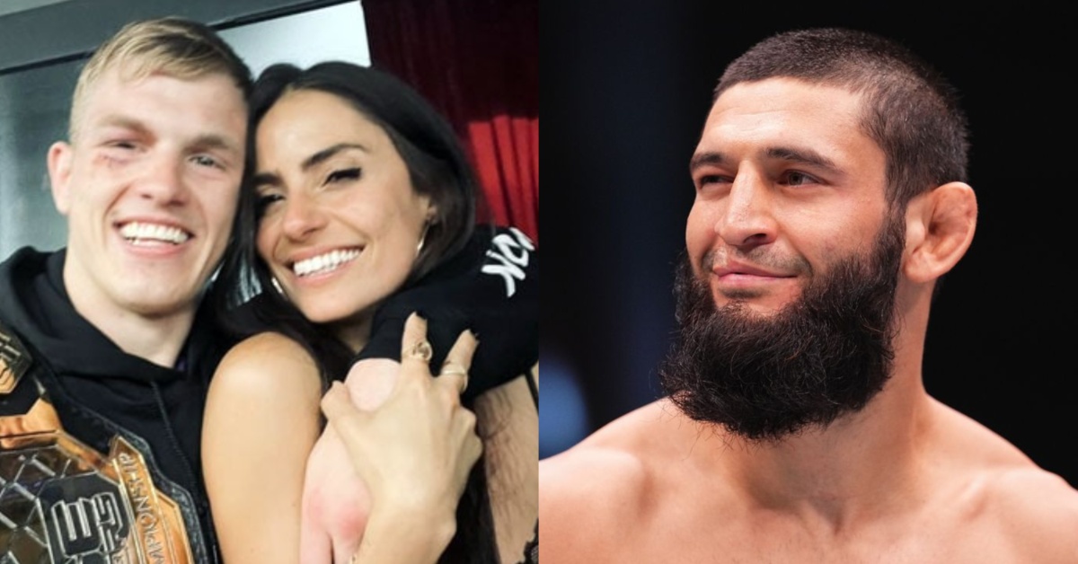 Ian Garry's Wife threw shade at him following an intense elevator encounter with Khamzat Chimaev 1 Ian Garry Khamzat Chimaev