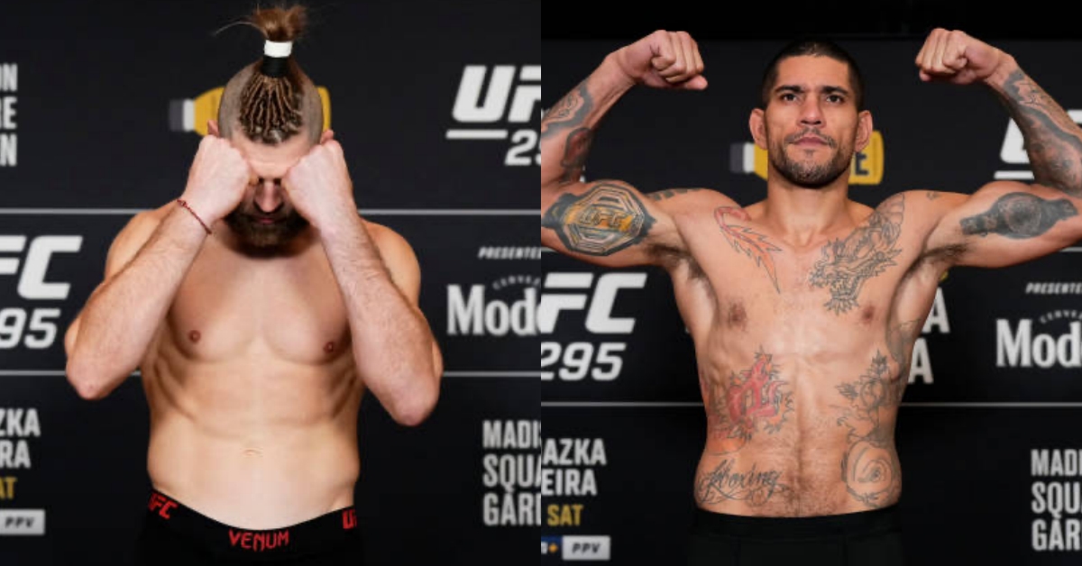 Jiri Prochazka and Alex Pereira successfully make weight for UFC 295 title fight weigh-in results