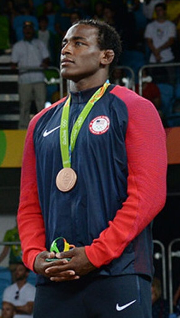 J’den Cox with medal
