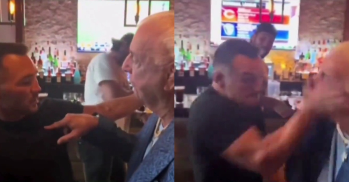 Video - UFC Star Michael Chandler Gets into Physical Altercation with Pro Wrestling Legend Ric Flair 1 Michael Chandler