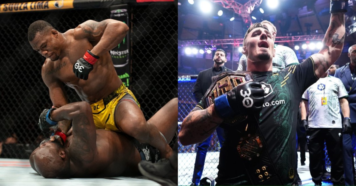 Jailton Almeida calls for interim title clash with Tom Aspinall: 'It would be a good, fair fight' 1 Jailton Almeida Tom Aspinall