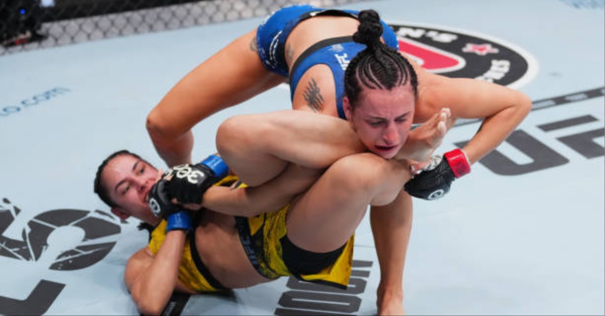 Ariane Lipski lands brutal armbar win over Casey O'Neill at UFC 296