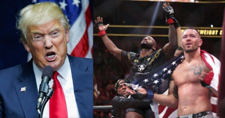 Jorge Masvidal Shares Video of Donald Trump Bailing on Colby Covington’s Post-Fight Speech at UFC 296