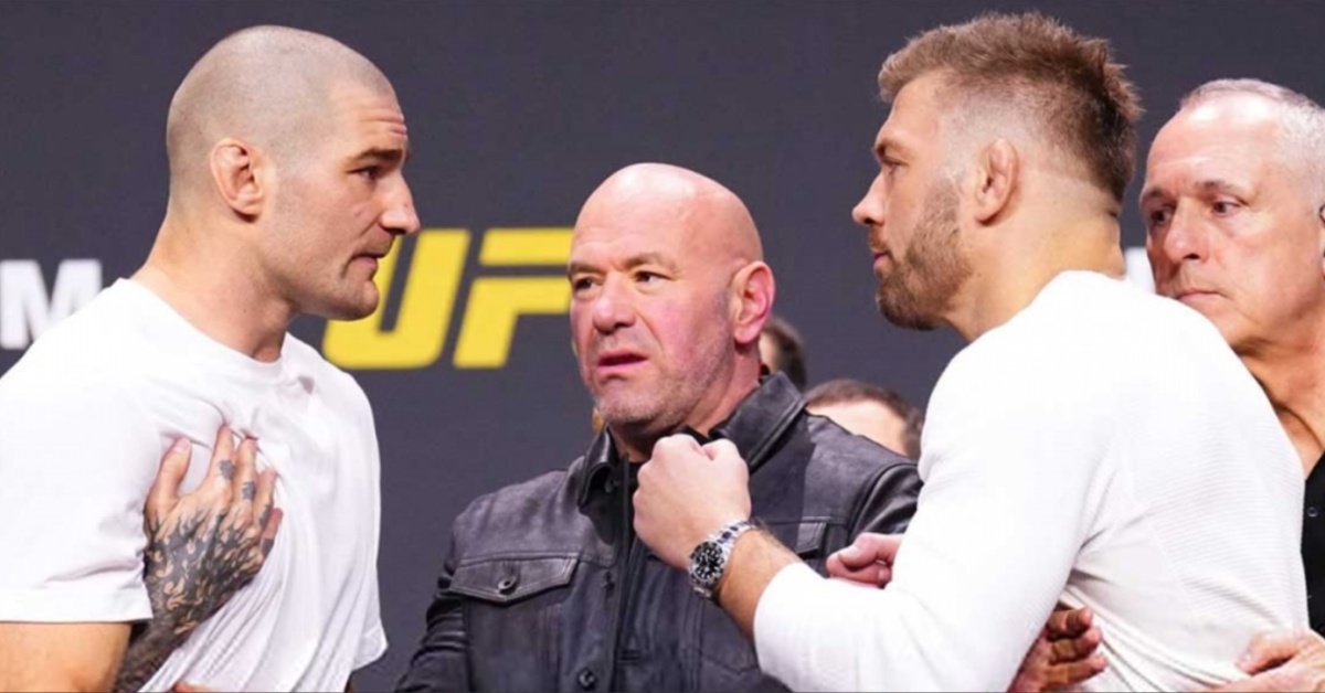 Gilbert Burns reveals Sean Strickland's attack on Dricus Du Plessis at UFC 296 was premeditated 1 Sean Strickland and Dricus Du Plessis