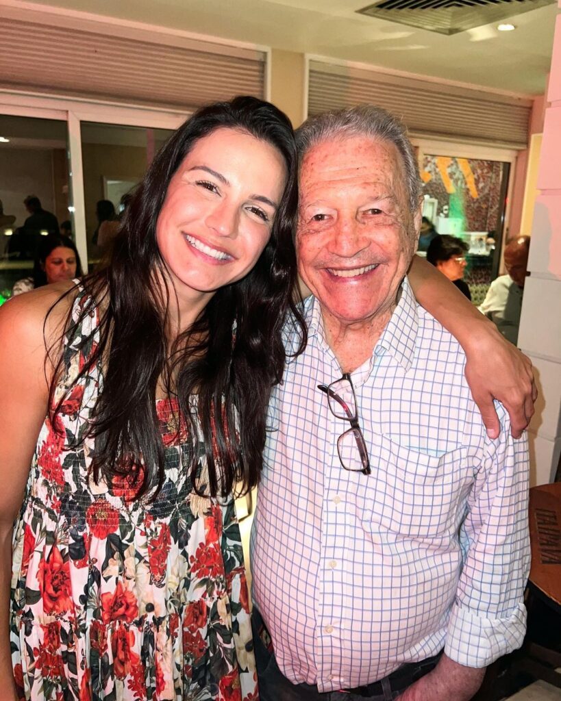 Robson Gracie with Granddaughter