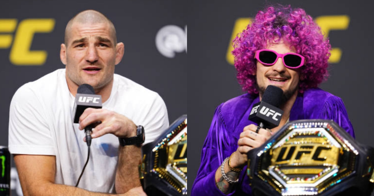 Sean Strickland rips Sean O'Malley during UFC presser and now we've got this clown over here