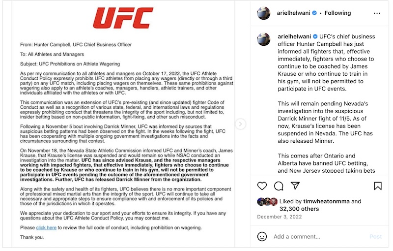 Hunter Campbell: The Next UFC Boss? 4 UFC Wagering
