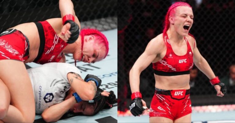 Gillian Robertson Pummels Polyana Viana En Route to Second-Round TKO – UFC 297 Highlights