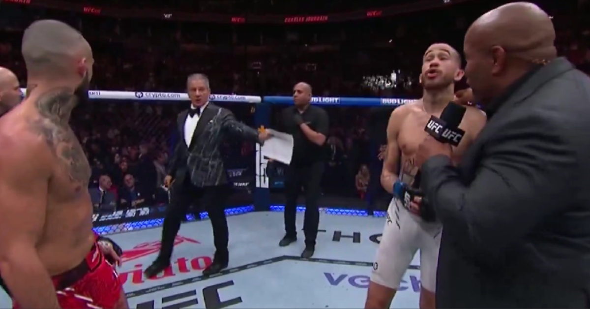 Bruce Buffer Confuses Everyone with Awkward Announcement of Woodson vs. Jourdain Winner: UFC 297 Highlights 1 Bruce Buffer UFC 297