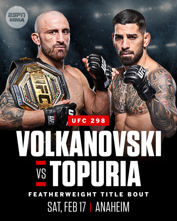 Volkanovski vs. Topuria Poster