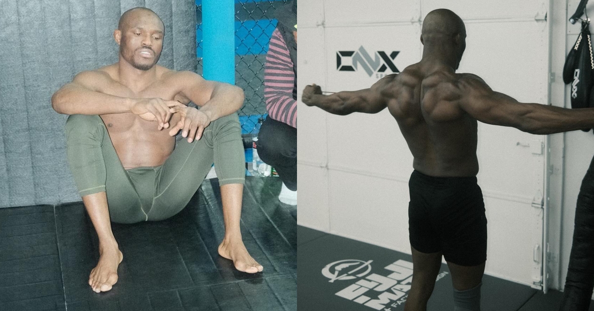 Kamaru Usman shows off huge physique ahead of UFC return calls for fight patiently waiting