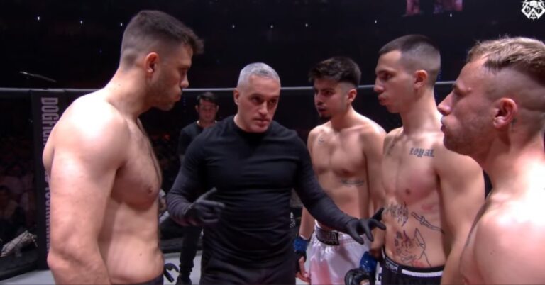 MMA fighter Eduardo Riego scores epic comeback in insane 3-on-1 fight in Spain