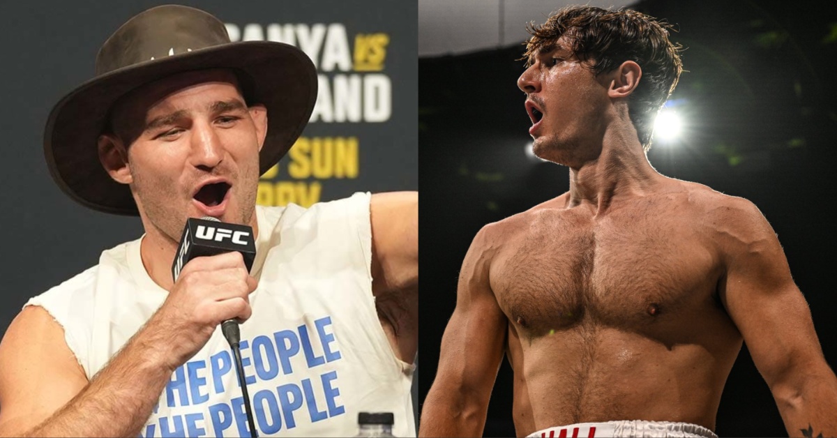 After brutalizing Sneako, Sean Strickland sets sights on influencer Bryce Hall: 'You all wanna see a dead body' 1 Sean Strickland and Bryce Hall