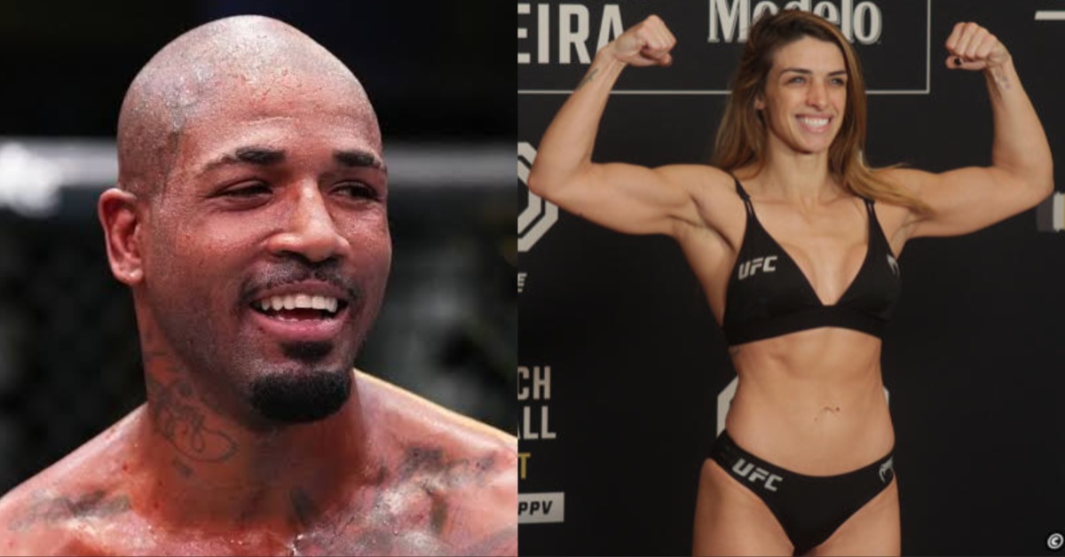 Video – Bobby Green gets hilariously distracted as Mackenzie Dern weighs in ahead of UFC 298